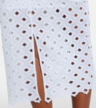 Max Mara Zorro macramé midi skirt
