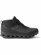 ON - Cloudroam Waterproof Rubber-Trimmed Ripstop Boots - Black