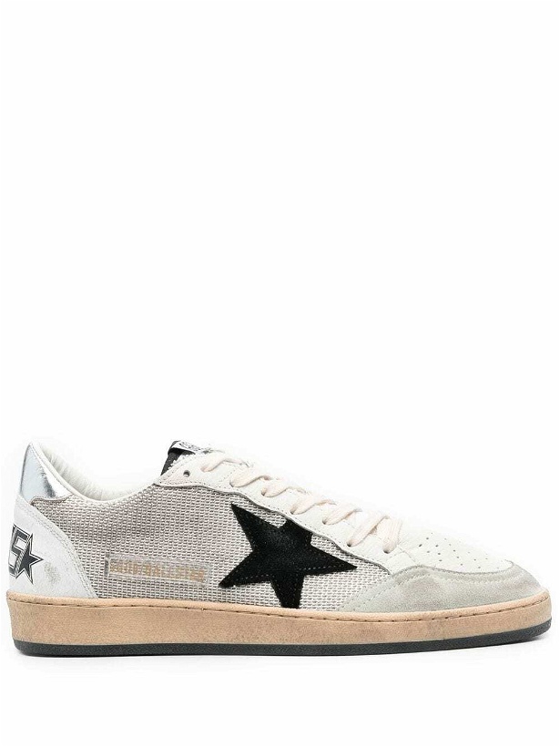 Photo: GOLDEN GOOSE - Ball Star Leather Sneakers