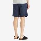 Folk Men's Linen Assembly Shorts in Soft Navy
