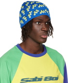 Mowalola Blue Munchies Beanie