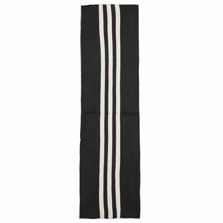Photo: Y-3 Men's 3-Stripe Scarf in Black 