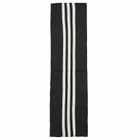 Y-3 Men's 3-Stripe Scarf in Black 