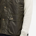 Barbour Men's x Baracuta Wax Gilet in Archive Olive