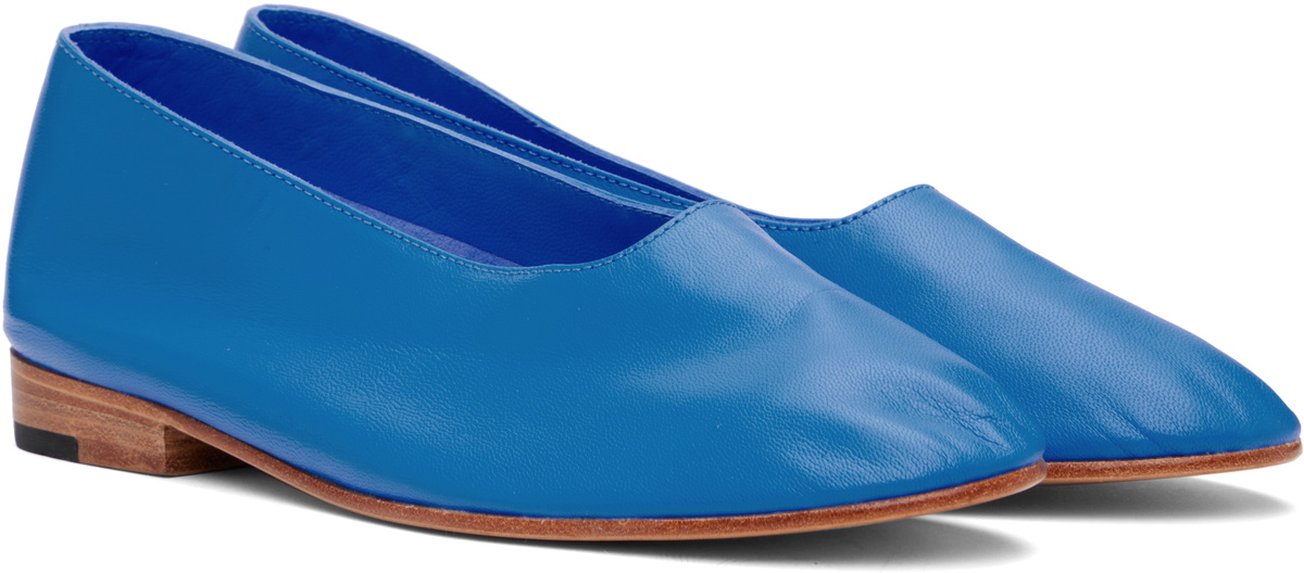Martiniano Blue Glove Ballerina Flats