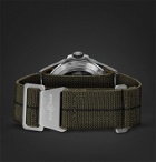 Bell & Ross - BR V2-92 Automatic 41mm Stainless Steel and NATO Webbing Watch, Ref. No. BRV292-MKA-ST/SF - Green
