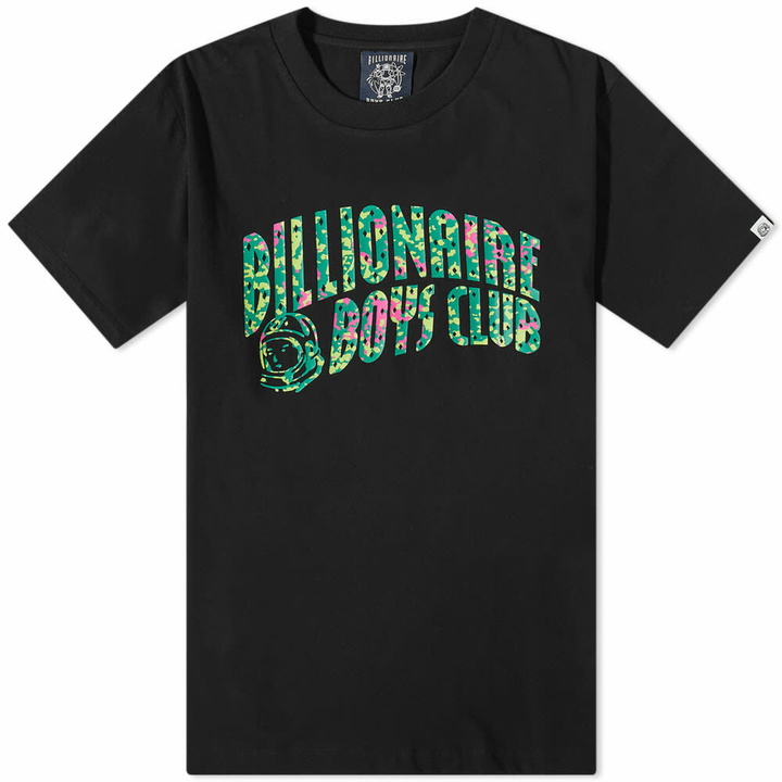 Photo: Billionaire Boys Club Men's Jungle Camo Arch Logo T-Shirt in Black