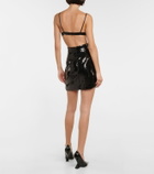 Alexandre Vauthier - Sequined high-rise miniskirt