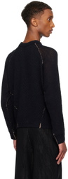Isa Boulder SSENSE Exclusive Black Boat Float Sweater