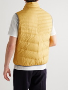 Brunello Cucinelli - Quilted Shell Down Gilet - Yellow