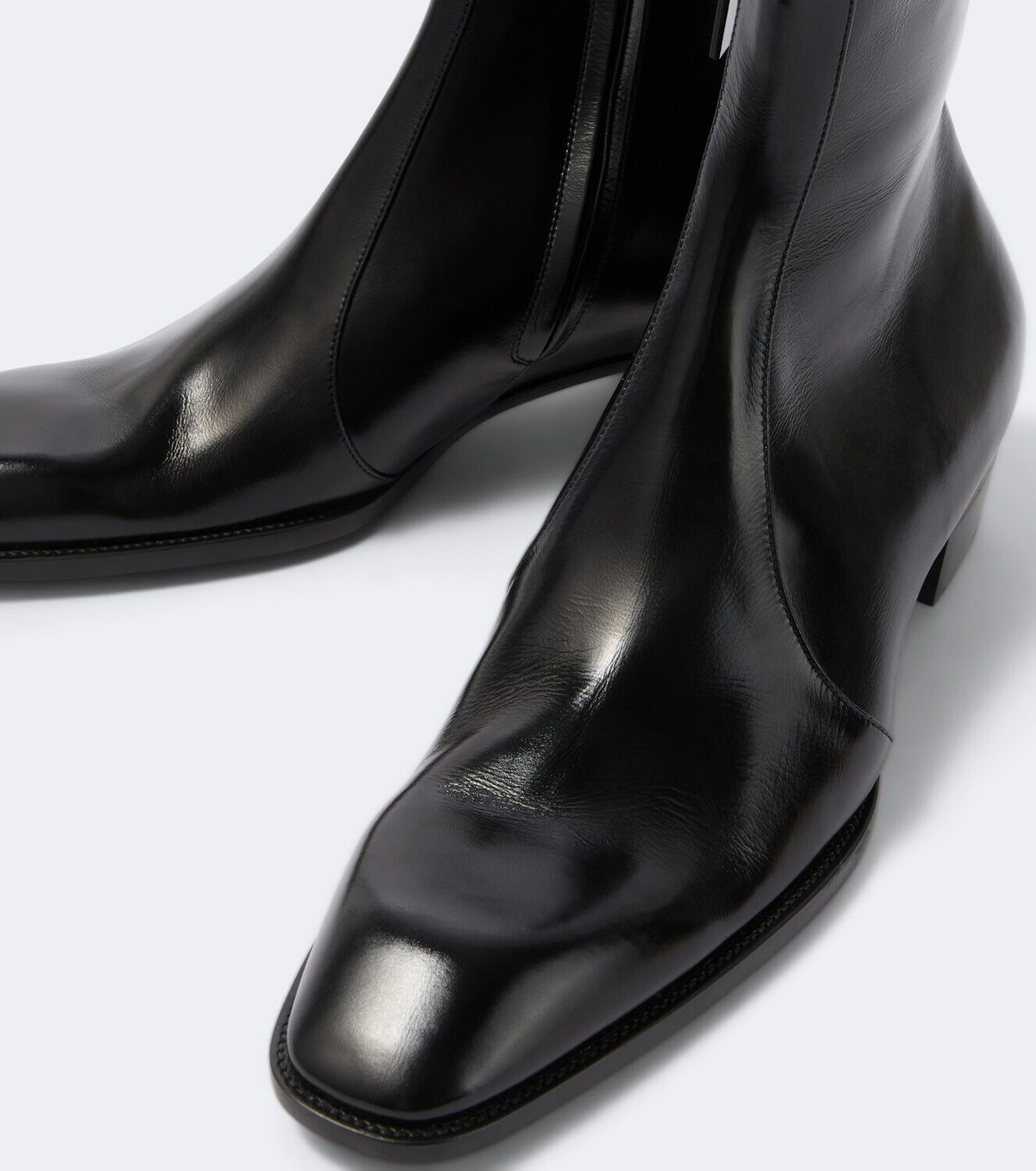 Saint Laurent Aurelien leather ankle boots