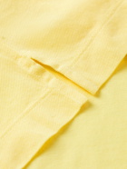 Canali - Slim-Fit Cotton-Piqué Polo Shirt - Yellow