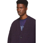 Dsquared2 Purple Melange Cardigan