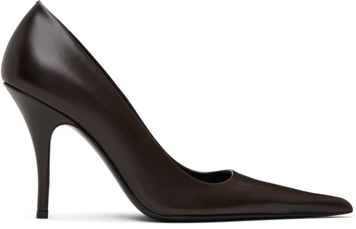 Photo: VETEMENTS Brown Sharp Pump Heels