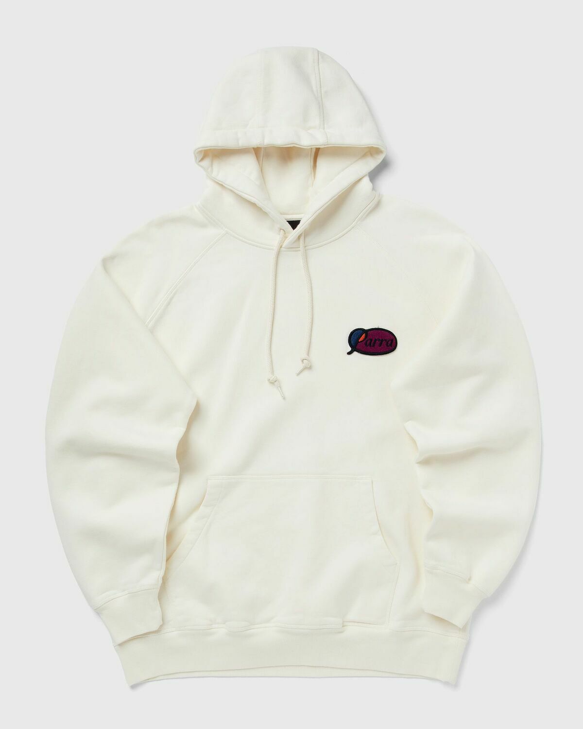 By Parra CIRCLED SCRIPT LOGO HOODED SWEATSHIRT Beige Mens Hoody