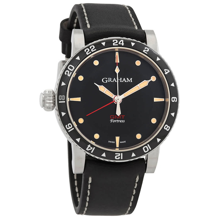 Photo: Graham Fortress GMT Automatic Black Dial Mens Watch 2FOBC.B03A