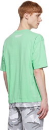 AAPE by A Bathing Ape Green Cotton T-Shirt