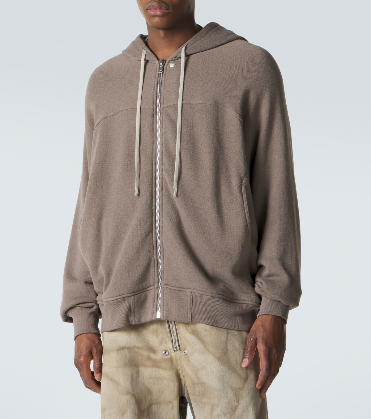 Rick Owens Cotton jersey hoodie