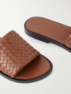Bottega Veneta - Intrecciato Leather Sandals - Brown