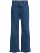 AMI PARIS Oversized Cotton Denim Jeans