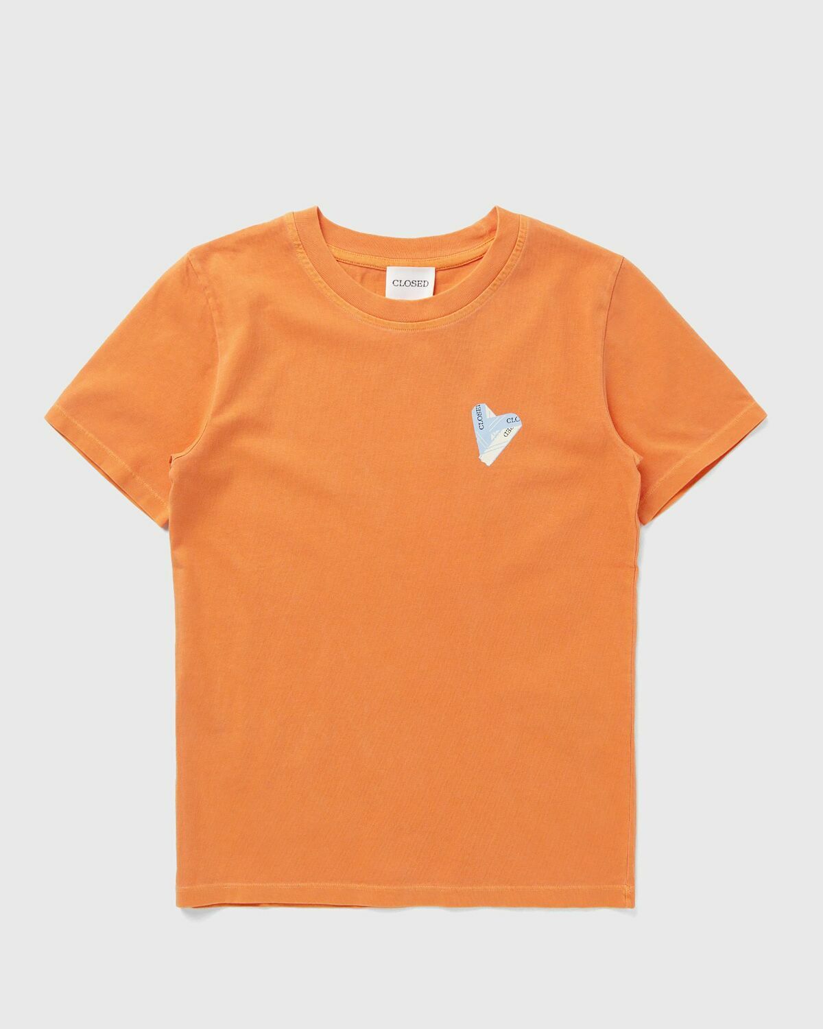 CLOSED PRINTED TEE orange Womens Shortsleefe
