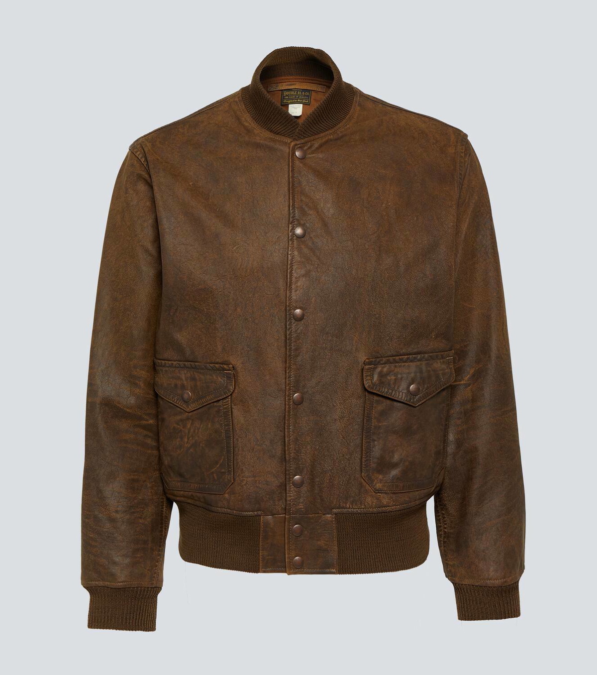 RRL Leather bomber jacket