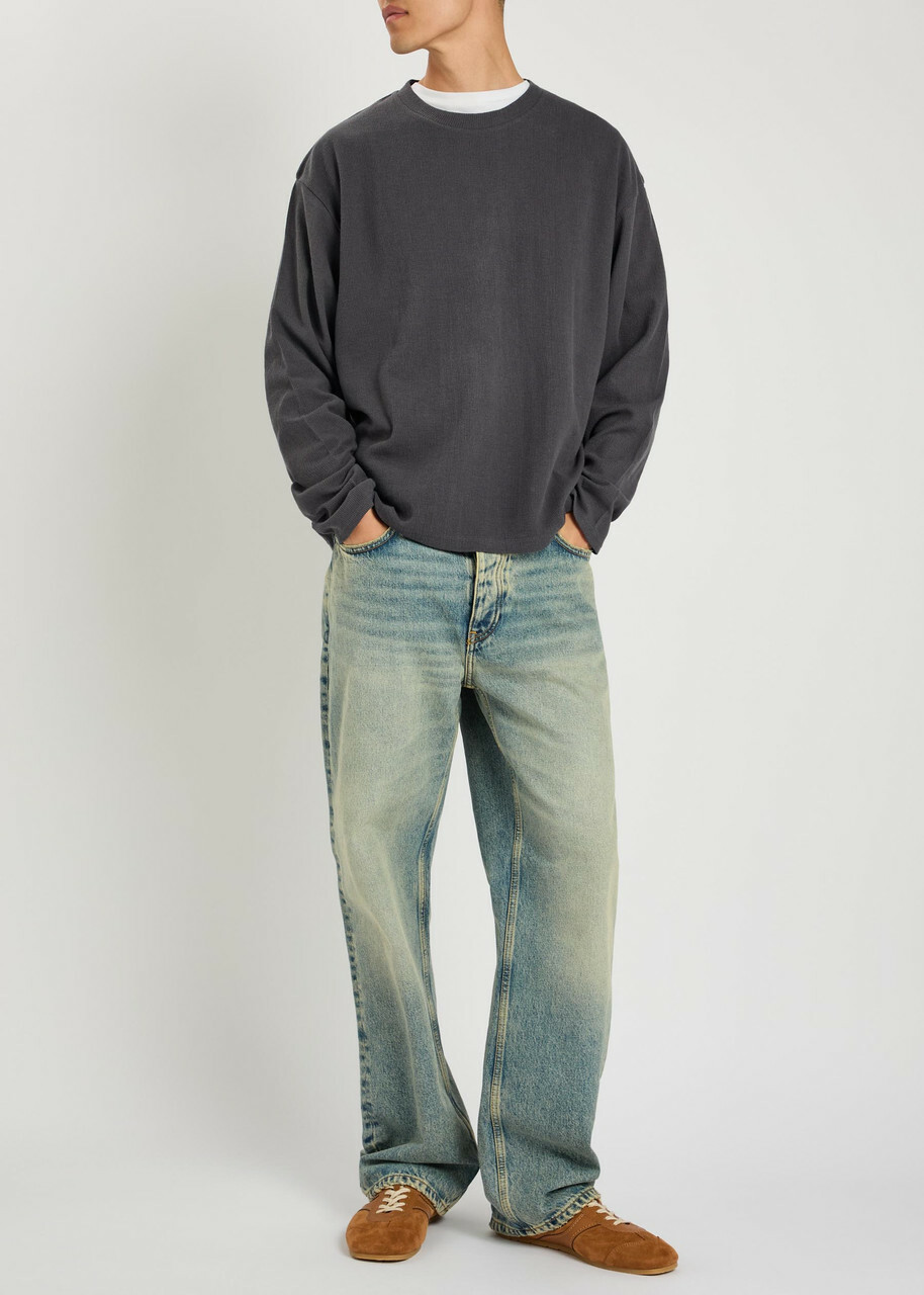 Won Hundred Steven Cotton-knit T-shirt Black