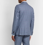 Paul Smith - Soho Slim-Fit Prince of Wales Checked Wool Suit Jacket - Blue
