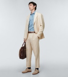 Brunello Cucinelli - Single-breasted linen and wool suit