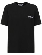 MSGM - Cotton Jersey Logo T-shirt