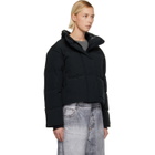 Canada Goose Black 'Black Label' Grandview Cropped Down Jacket