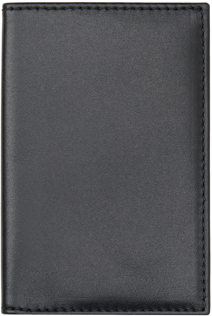 Comme Des Garçons Black Calf Leather Bos Taurus Wallet