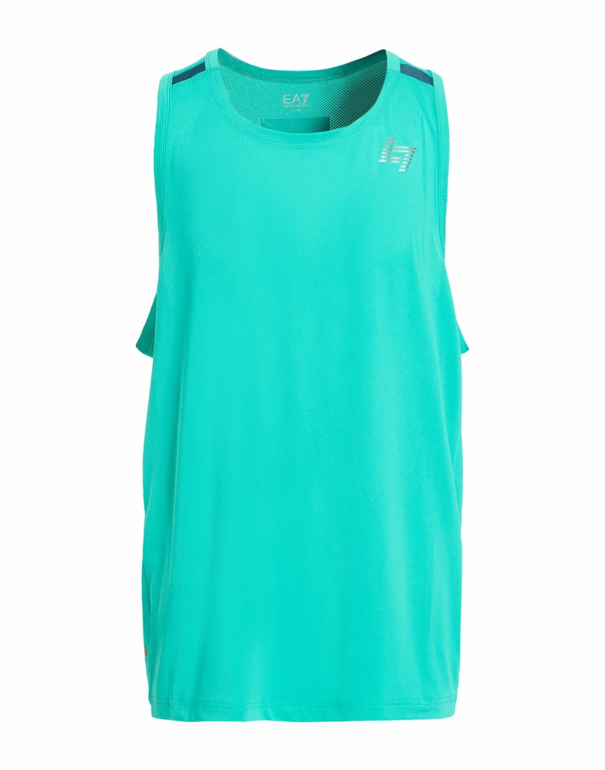 Ea7 Mens Tank top Turquoise