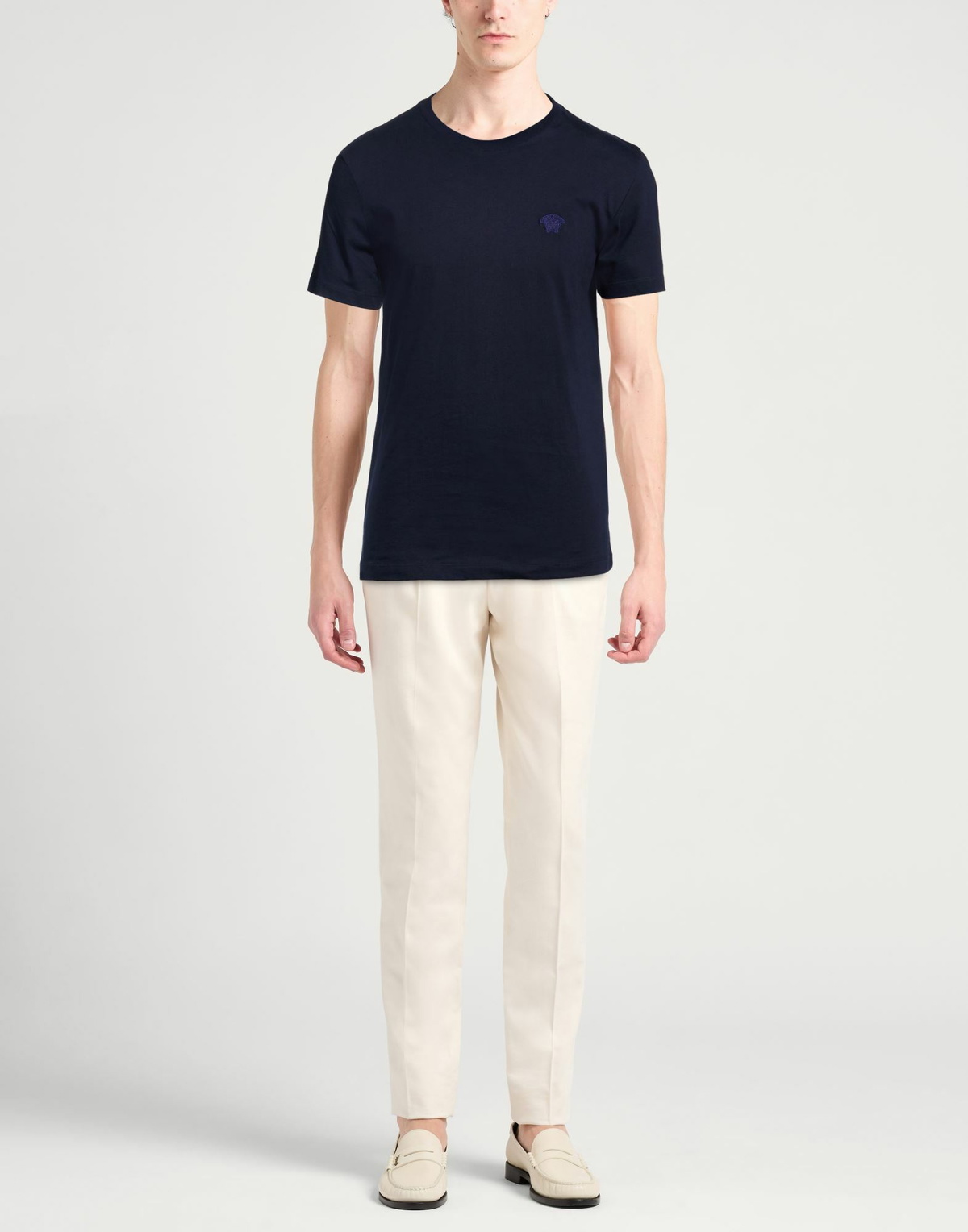 Versace Mens T-shirt Midnight in Blue
