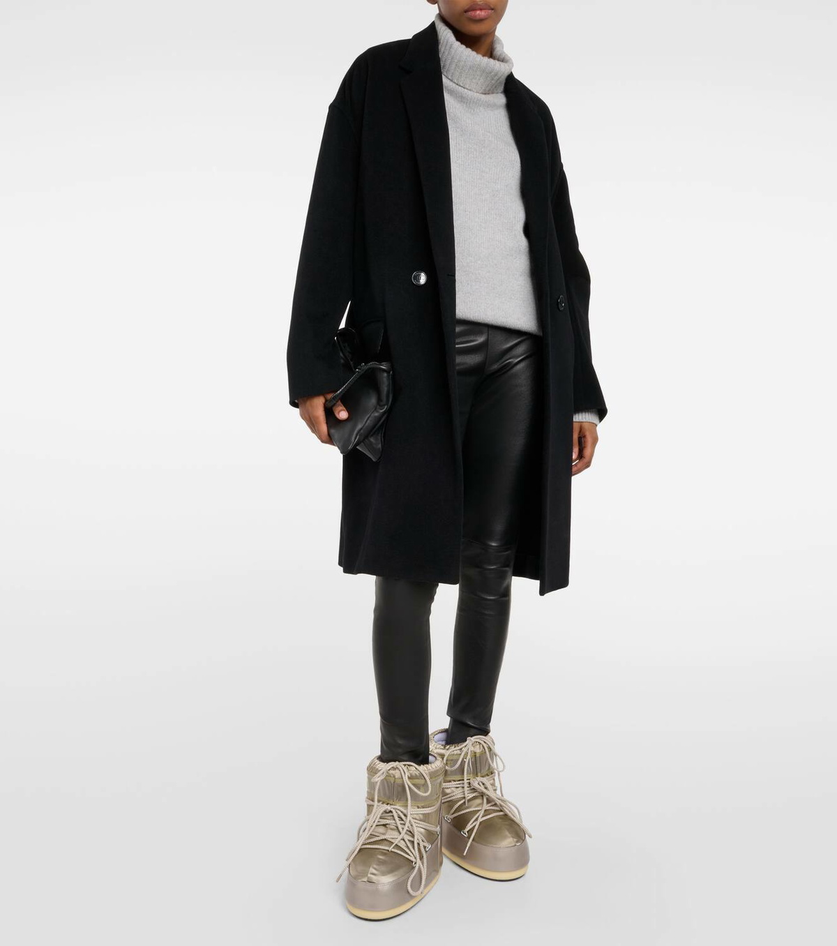 Moon Boot Icon Low Glance satin snow boots Moon Boot