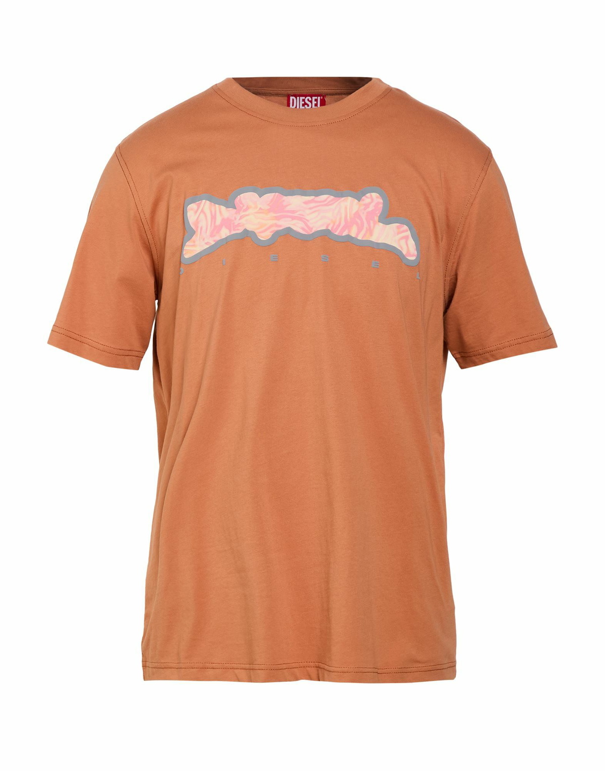 Diesel Mens T-shirt Rust