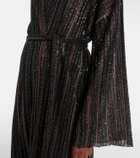 Missoni Chevron lamé cardigan