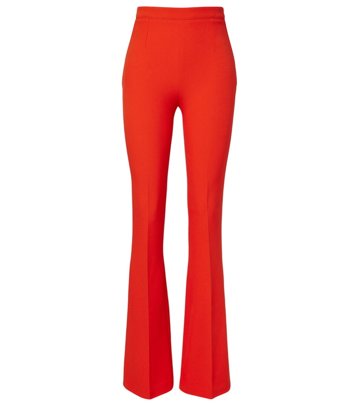 Photo: Safiyaa Alexa crêpe flared pants