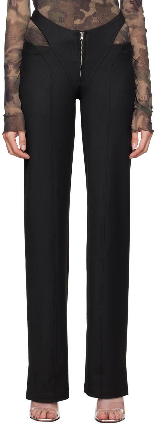 MISBHV Black Cutout Trousers