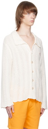 Casablanca White Wavy Gradient Shirt