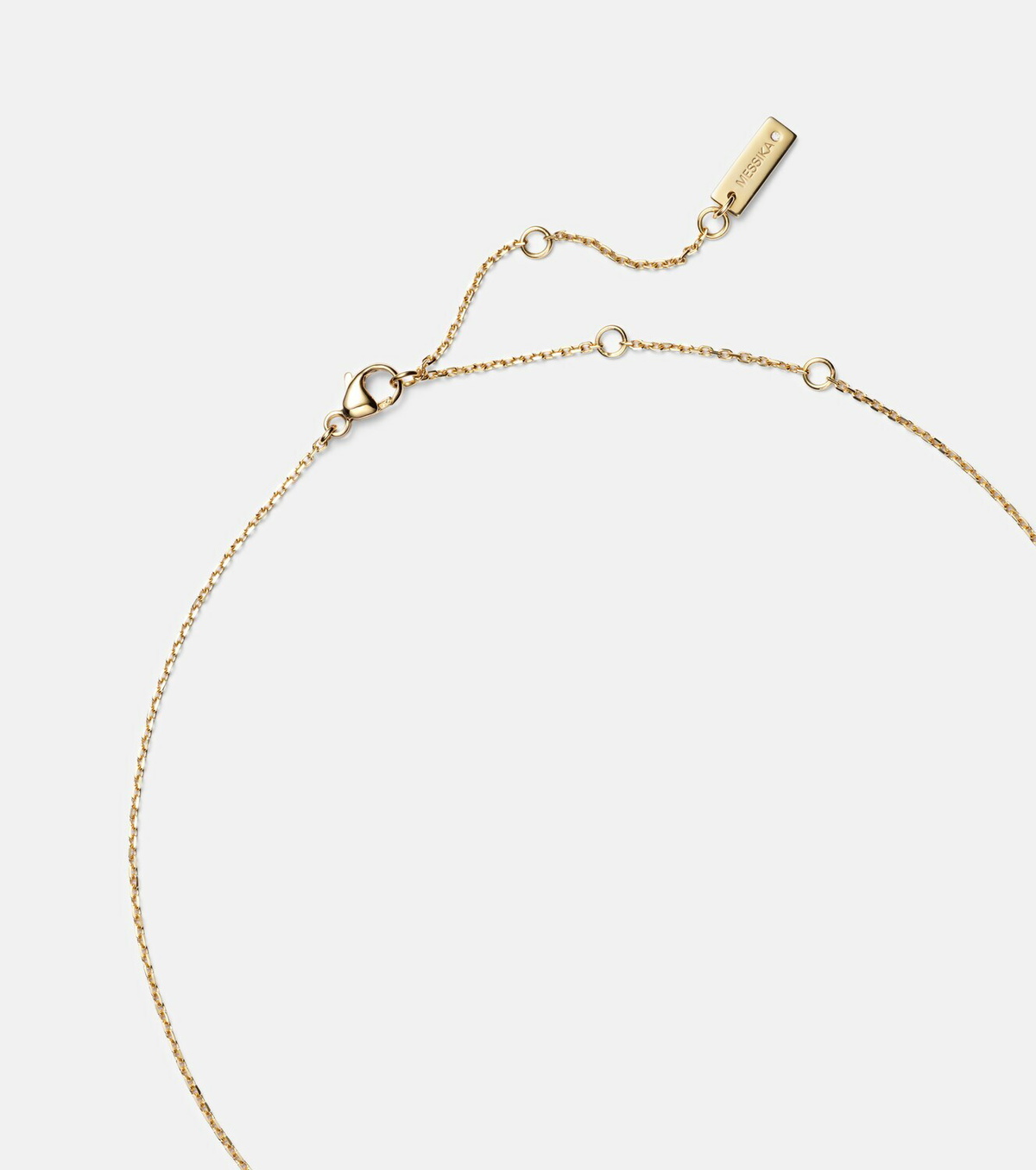 Messika Move Uno 18kt gold necklace with diamonds