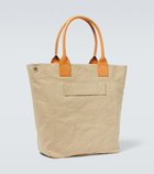 Comme des Garcons Homme - Leather-trimmed canvas tote bag