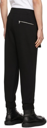 Neil Barrett Black 'Ready Styled' Tie-Waist Lounge Pants