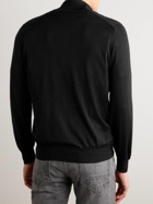 Brunello Cucinelli - Cashmere and Silk-Blend Zip-Up Sweater - Black