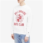 Billionaire Boys Club Men's Crest Logo Sweatshirt in White