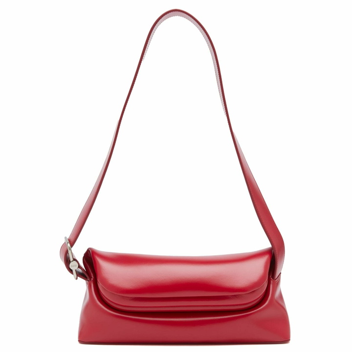 Photo: OSOI Women's Folder Brot Bag in Plum Red 