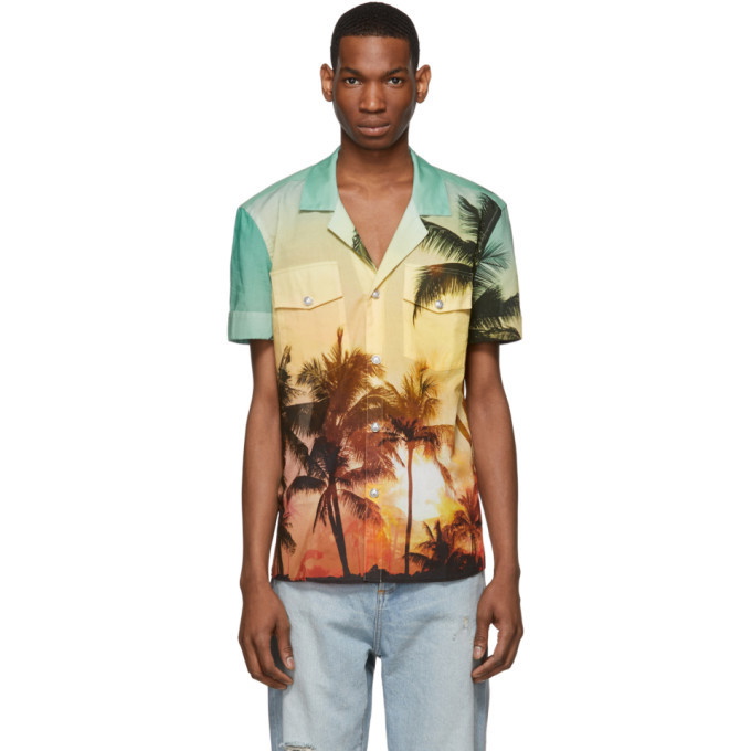 Photo: Balmain Multicolor Palm Tree Shirt