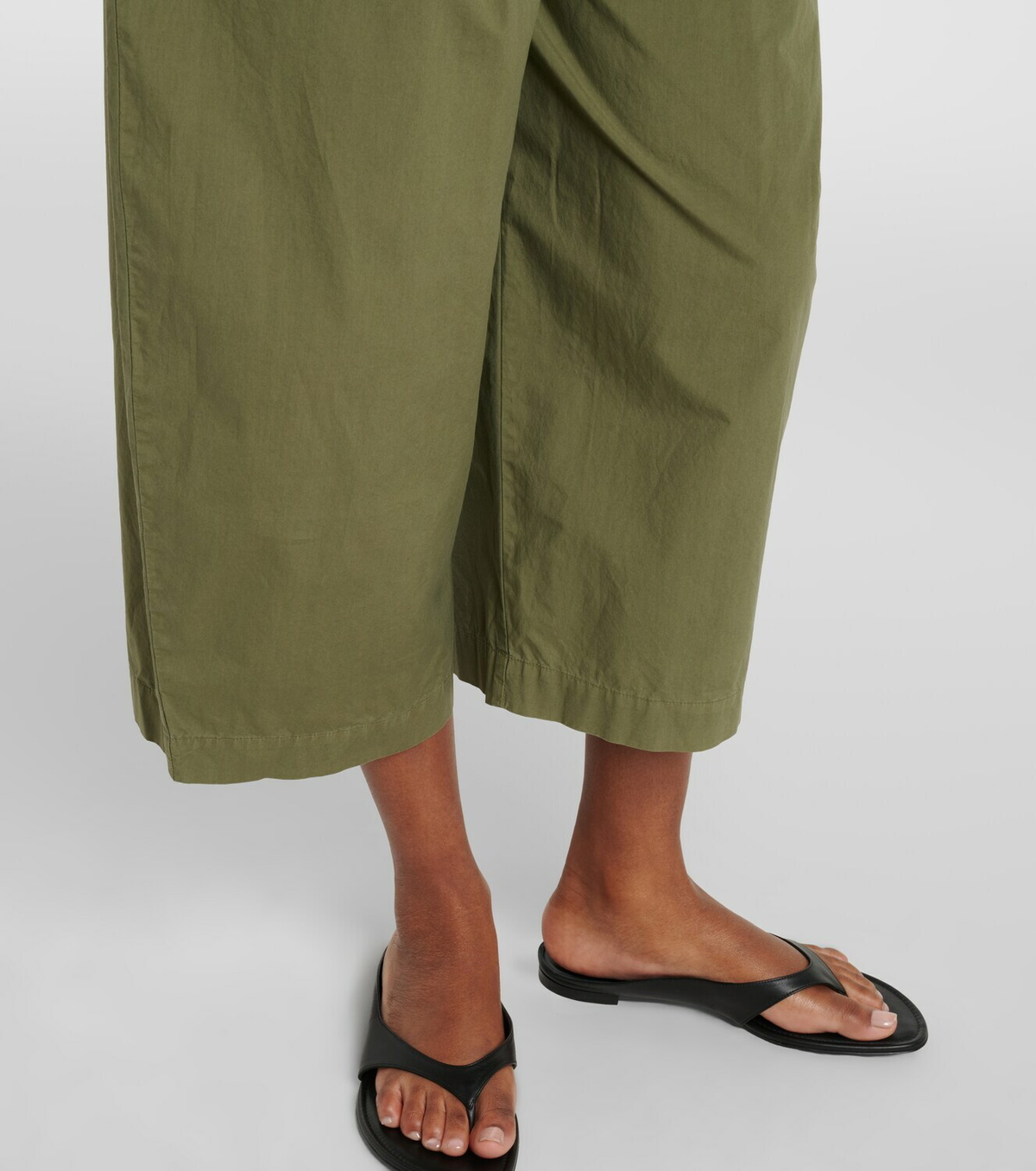 Velvet Sophia cotton poplin wide-leg pants