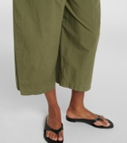 Velvet Sophia cotton poplin wide-leg pants