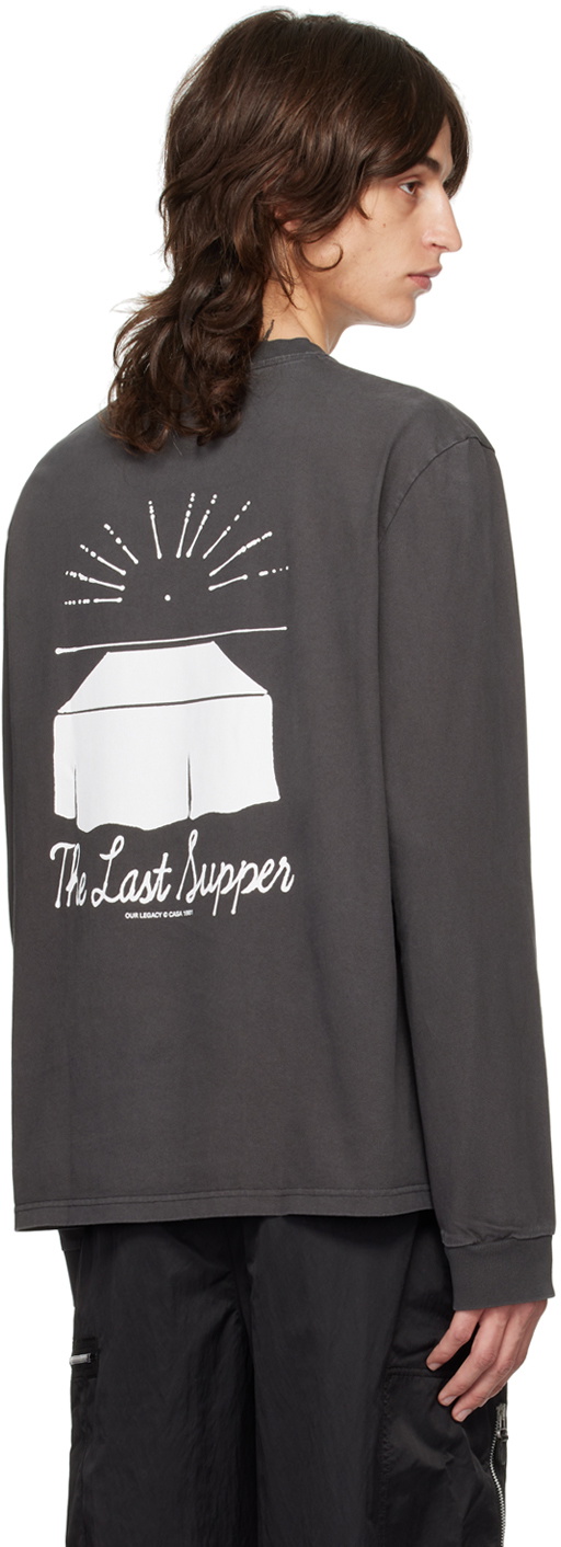 OUR LEGACY Gray Tour Long Sleeve T-shirt Our Legacy